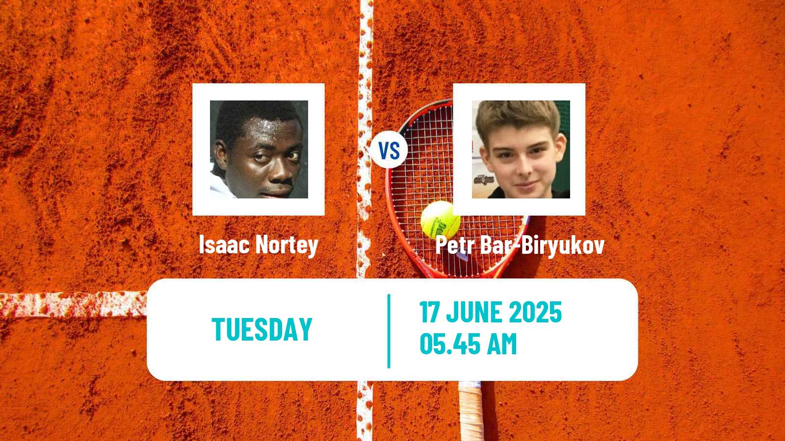 Tennis ITF M25 Monastir 3 Men Isaac Nortey - Petr Bar-Biryukov