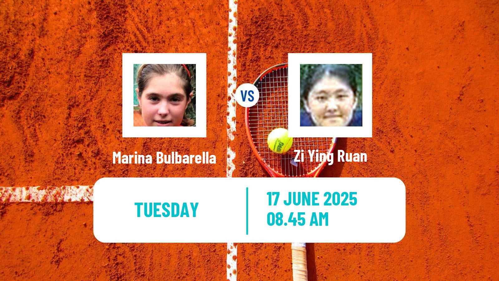 Tennis ITF W15 Monastir 24 Women Marina Bulbarella - Zi Ying Ruan
