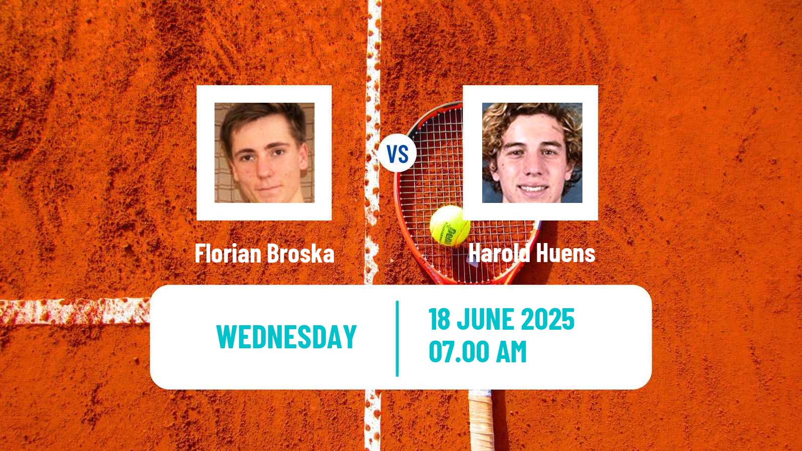 Tennis ITF M15 Duffel Men Florian Broska - Harold Huens