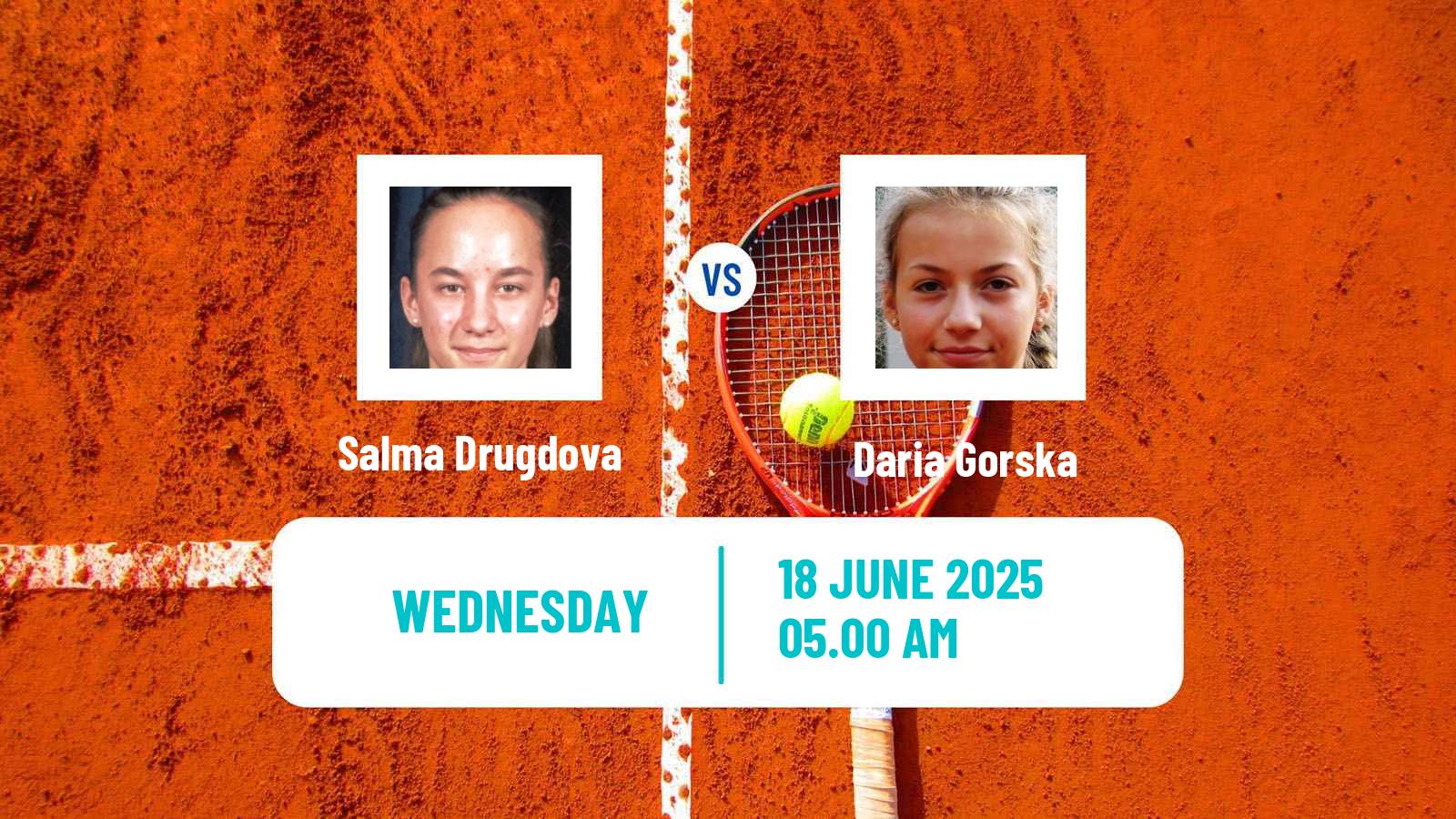 Tennis ITF W15 Bolszewo Women Salma Drugdova - Daria Gorska