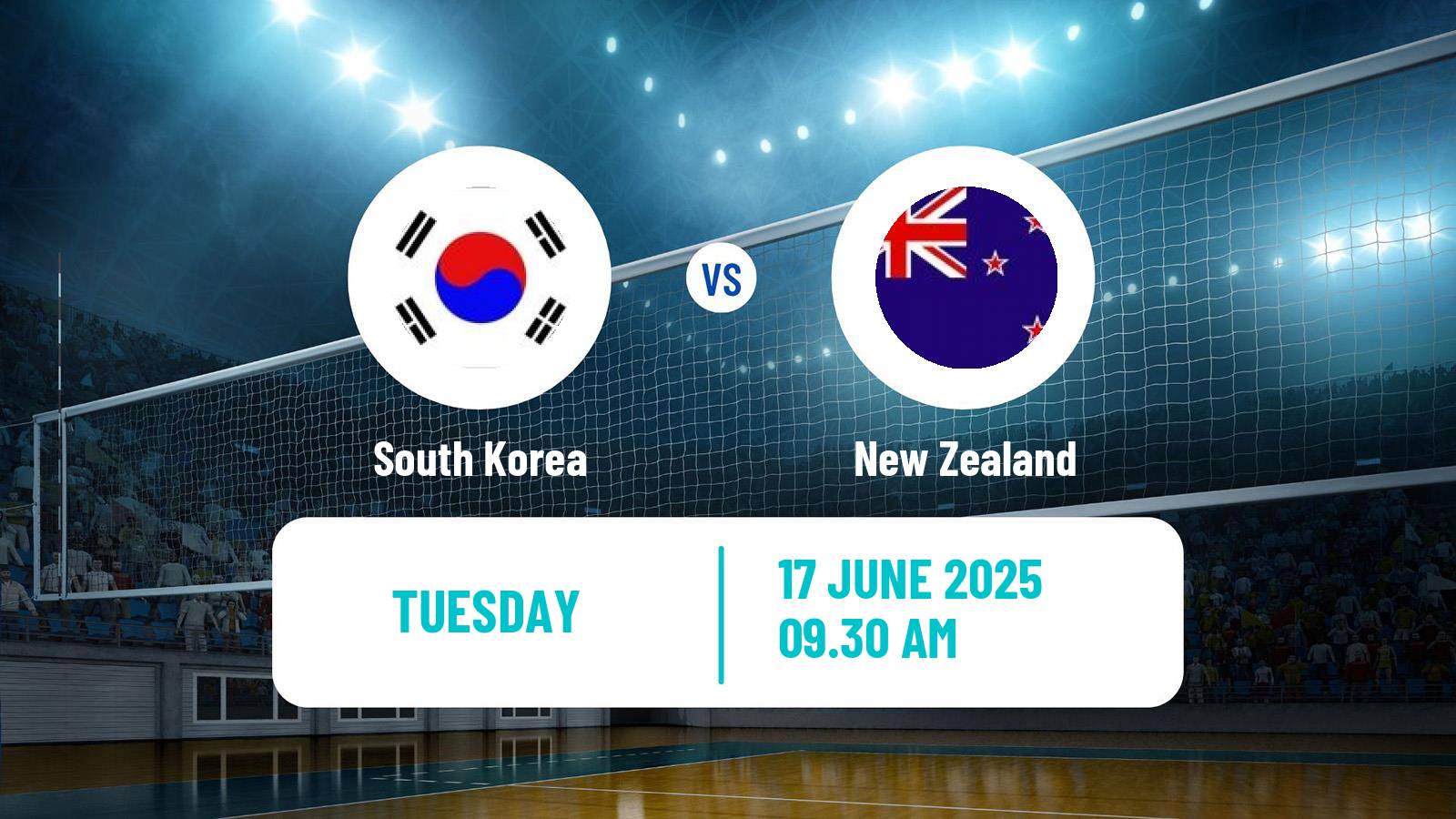 Volleyball AVC Challenge Cup Volleyball South Korea - New Zealand