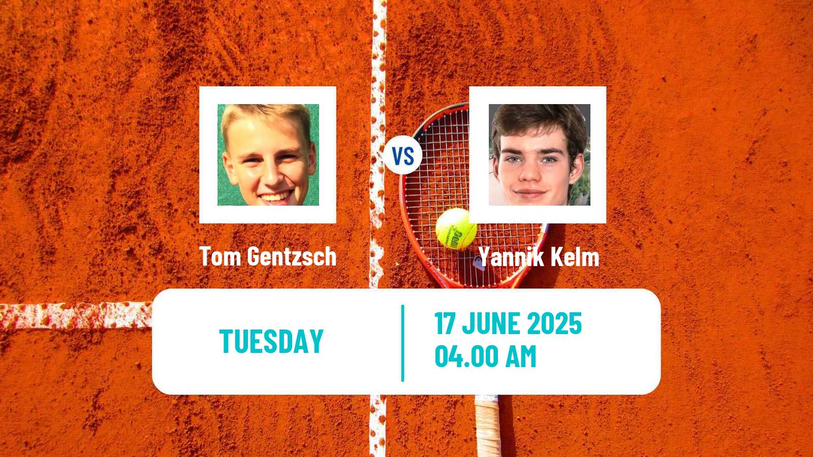 Tennis ITF M15 Duffel Men Tom Gentzsch - Yannik Kelm