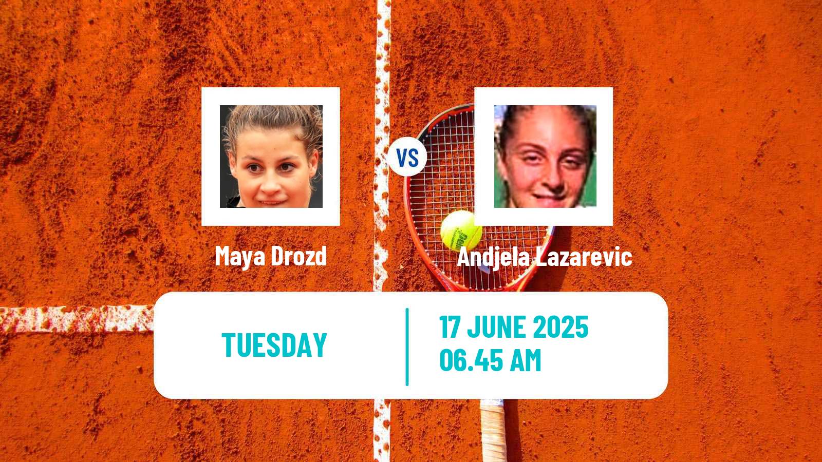 Tennis ITF W15 Kursumlijska Banja 7 Women 2025 Maya Drozd - Andjela Lazarevic