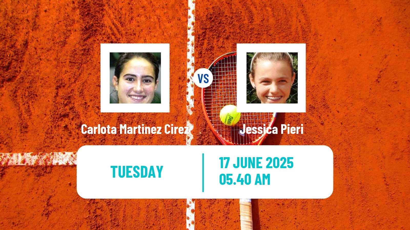 Tennis ITF W75 Blois Women Carlota Martinez Cirez - Jessica Pieri