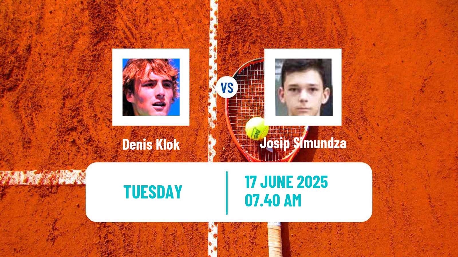 Tennis ITF M15 Kursumlijska Banja 7 Men Denis Klok - Josip Simundza