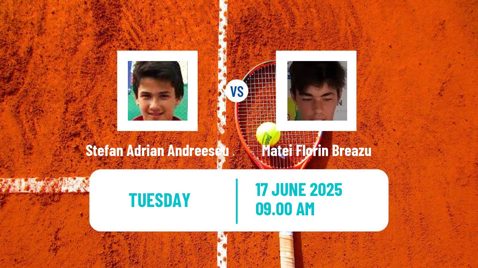 Tennis ITF M15 Cluj Napoca Men Stefan Adrian Andreescu - Matei Florin Breazu