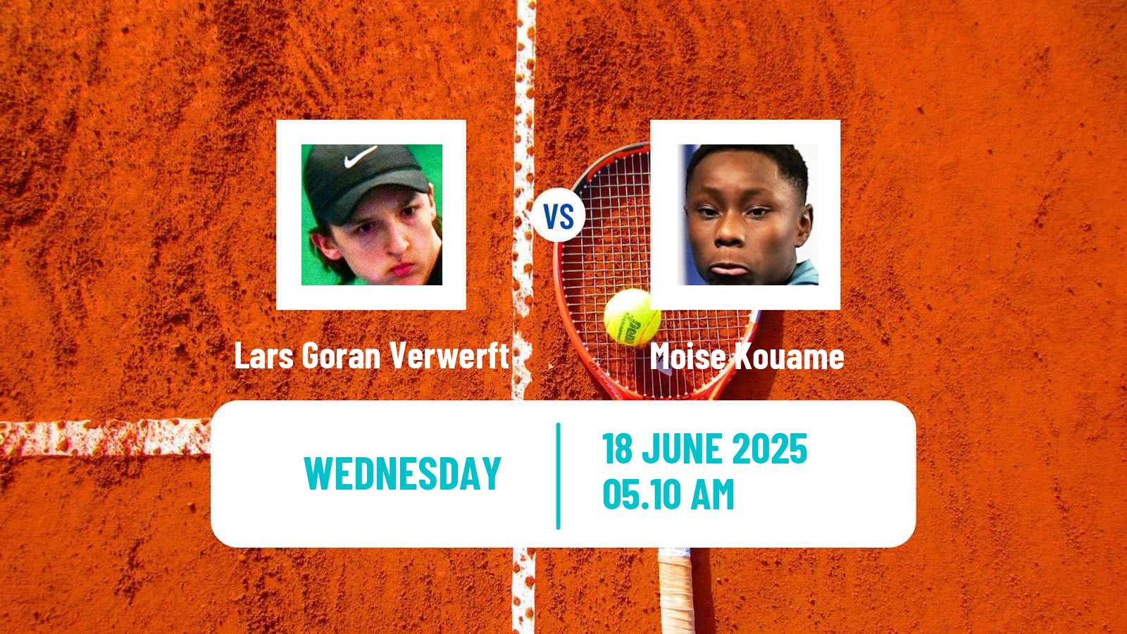 Tennis ITF M15 Duffel Men Lars Goran Verwerft - Moise Kouame