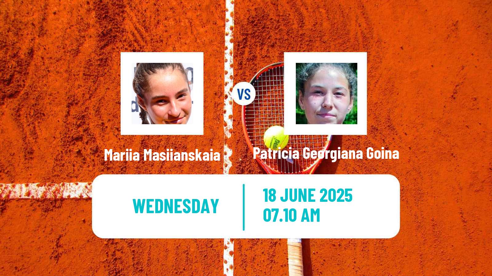 Tennis ITF W15 Kursumlijska Banja 7 Women Mariia Masiianskaia - Patricia Georgiana Goina