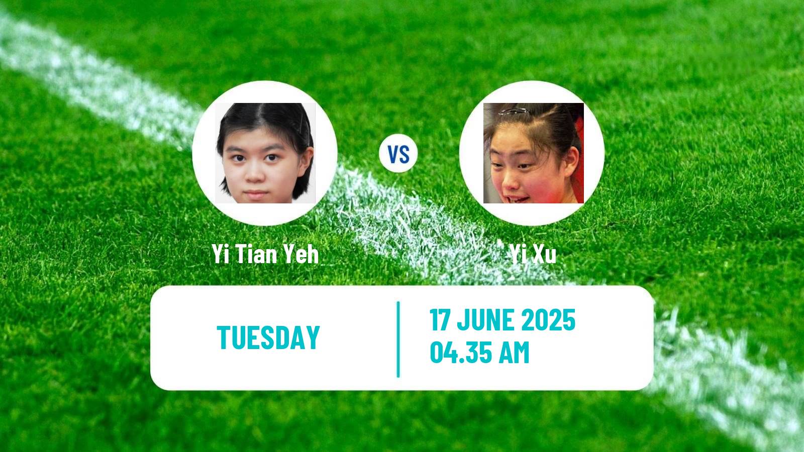 Table tennis Wtt Star Contender Ljubljana Women Yi Tian Yeh - Yi Xu