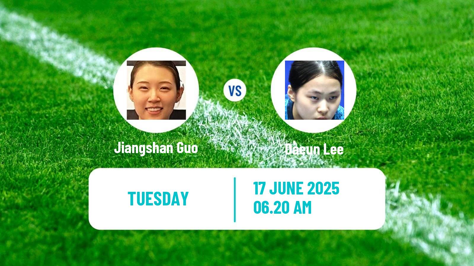 Table tennis Wtt Star Contender Ljubljana Women Jiangshan Guo - Daeun Lee