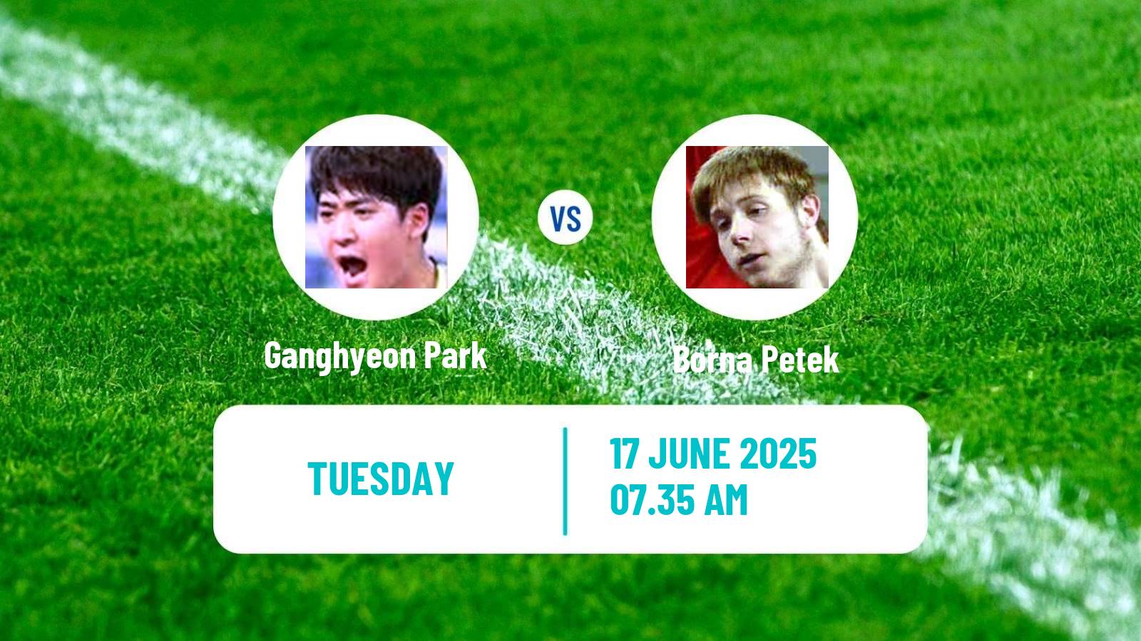 Table tennis Wtt Star Contender Ljubljana Men Ganghyeon Park - Borna Petek
