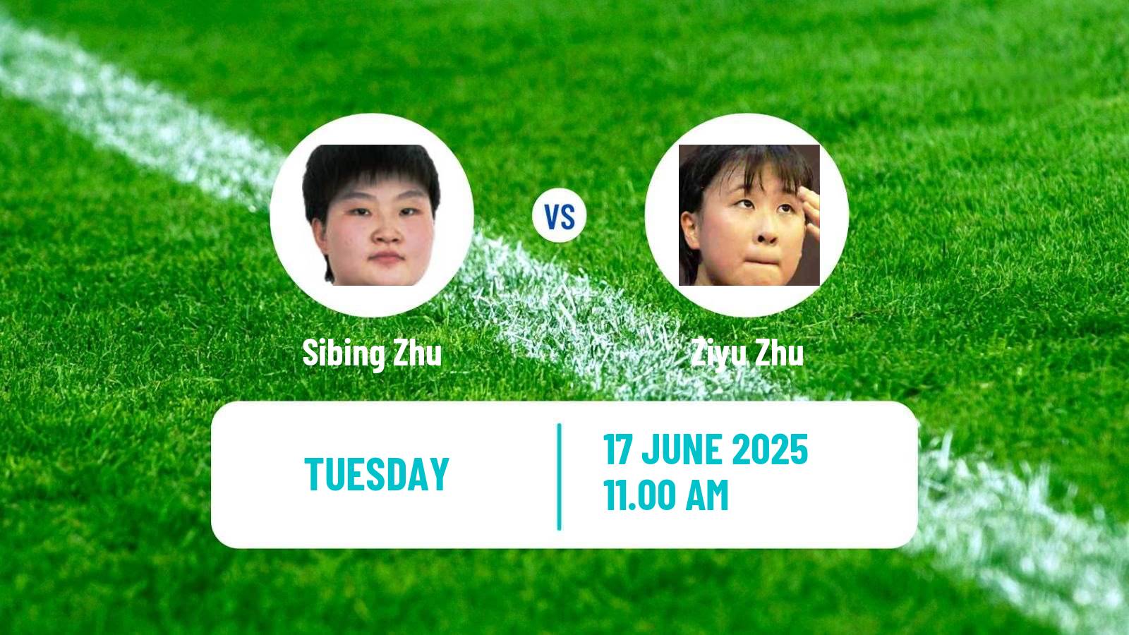 Table tennis Wtt Star Contender Ljubljana Women Sibing Zhu - Ziyu Zhu