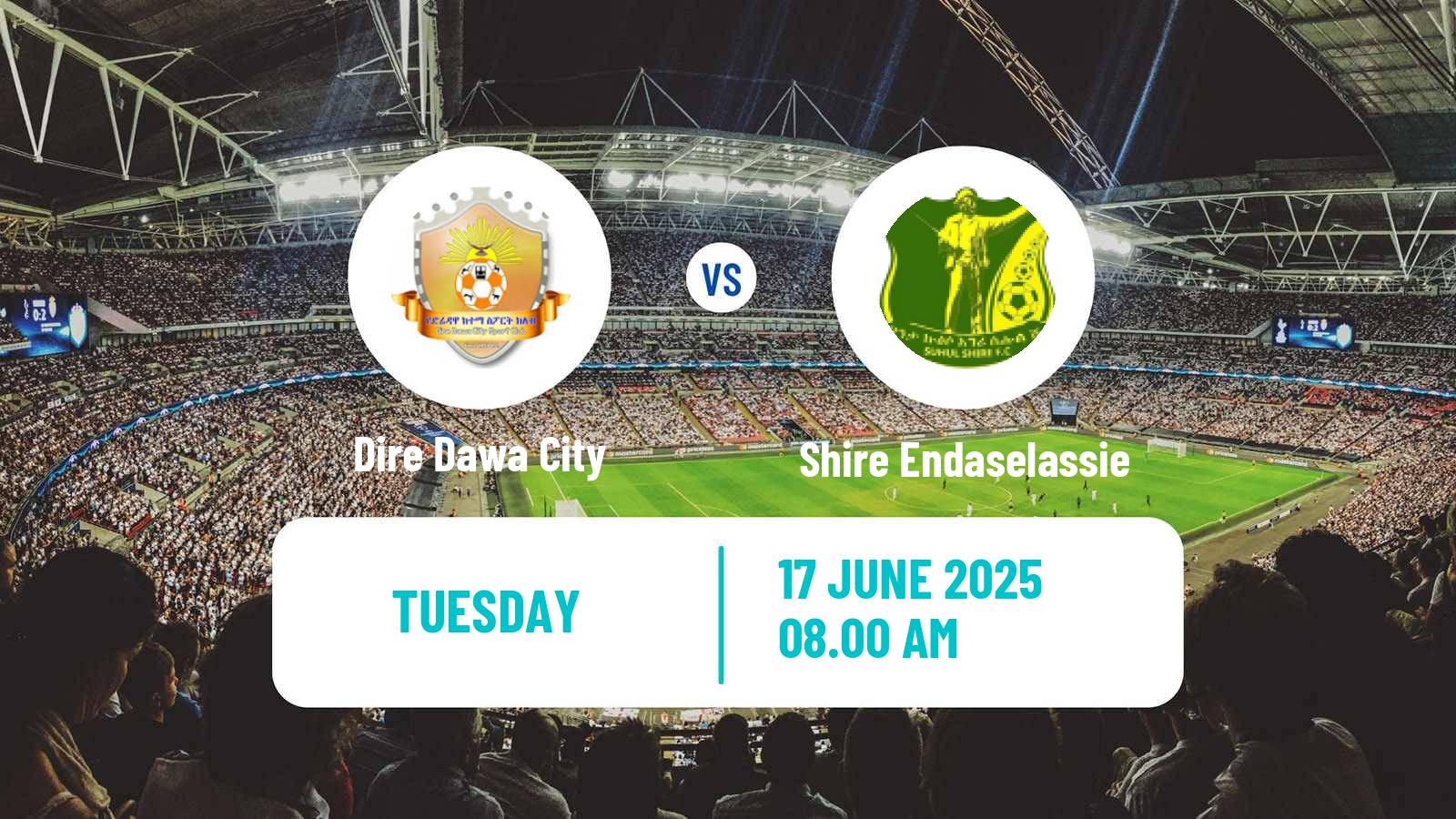 Soccer Ethiopian Premier League Dire Dawa City - Shire Endaselassie