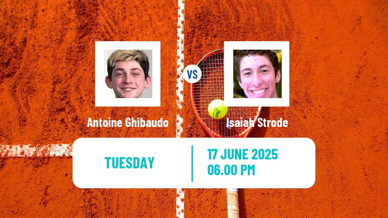 Tennis ITF M25 Tulsa Ok Men Antoine Ghibaudo - Isaiah Strode