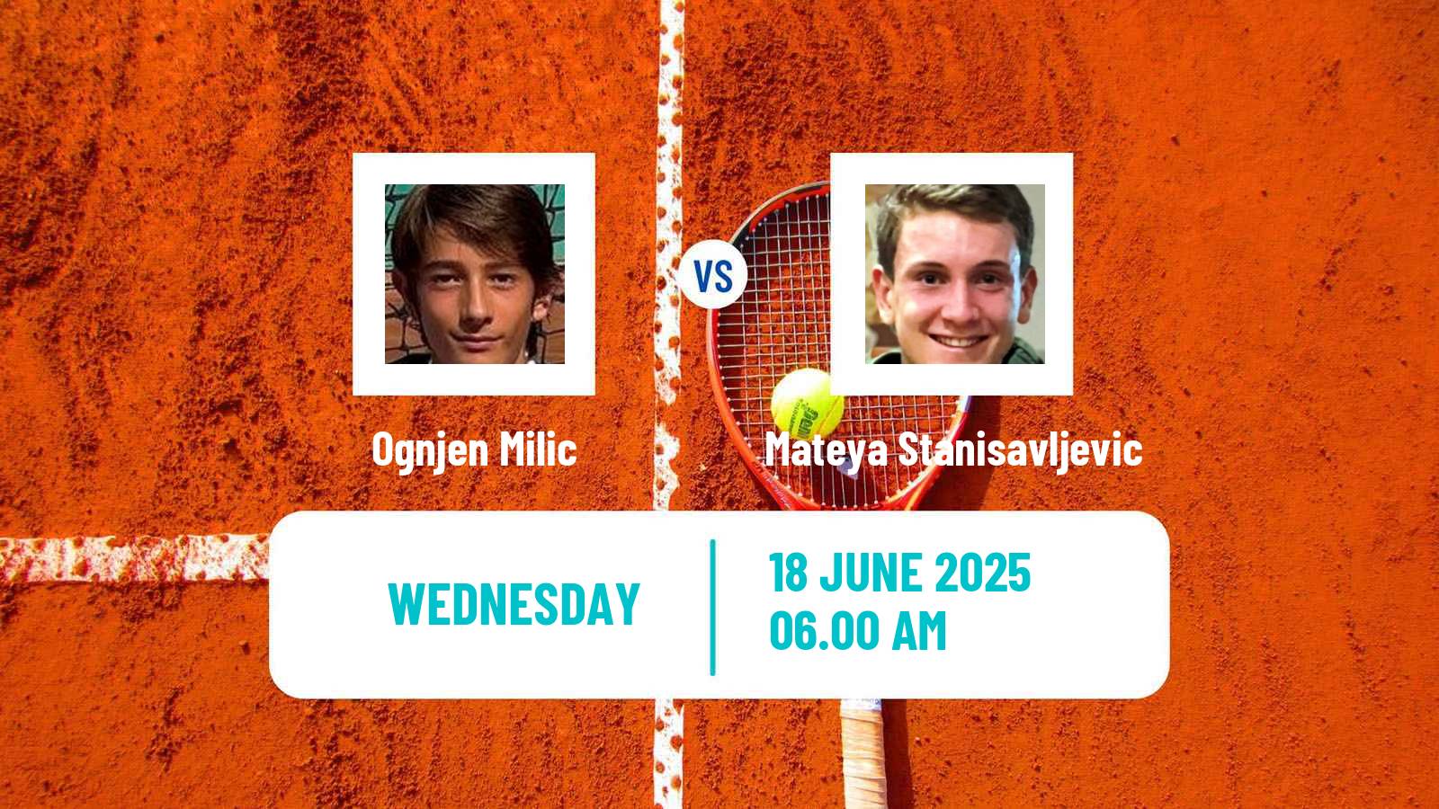 Tennis ITF M15 Kursumlijska Banja 7 Men Ognjen Milic - Mateya Stanisavljevic