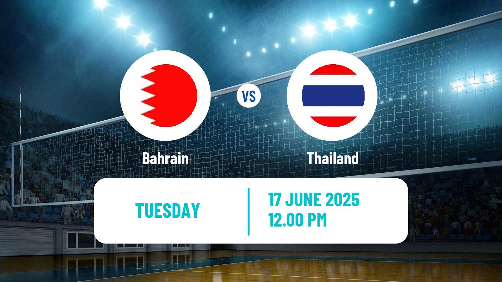 Volleyball AVC Challenge Cup Volleyball Bahrain - Thailand