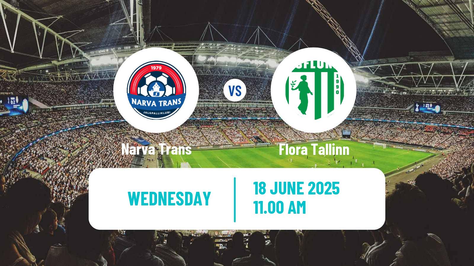Soccer Estonian Meistriliiga Narva Trans - Flora Tallinn