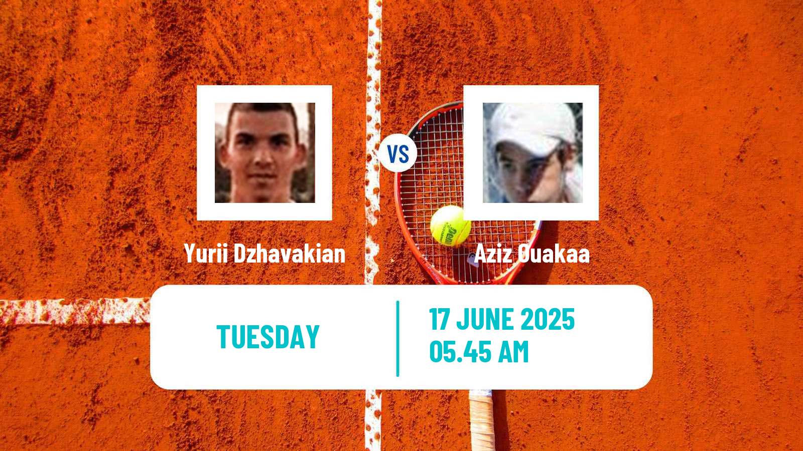 Tennis ITF M25 Monastir 3 Men Yurii Dzhavakian - Aziz Ouakaa