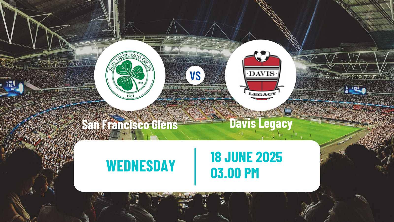 Soccer USL League Two San Francisco Glens - Davis Legacy