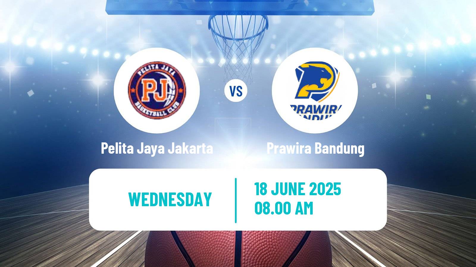 Basketball Indonesian IBL Pelita Jaya Jakarta - Prawira Bandung