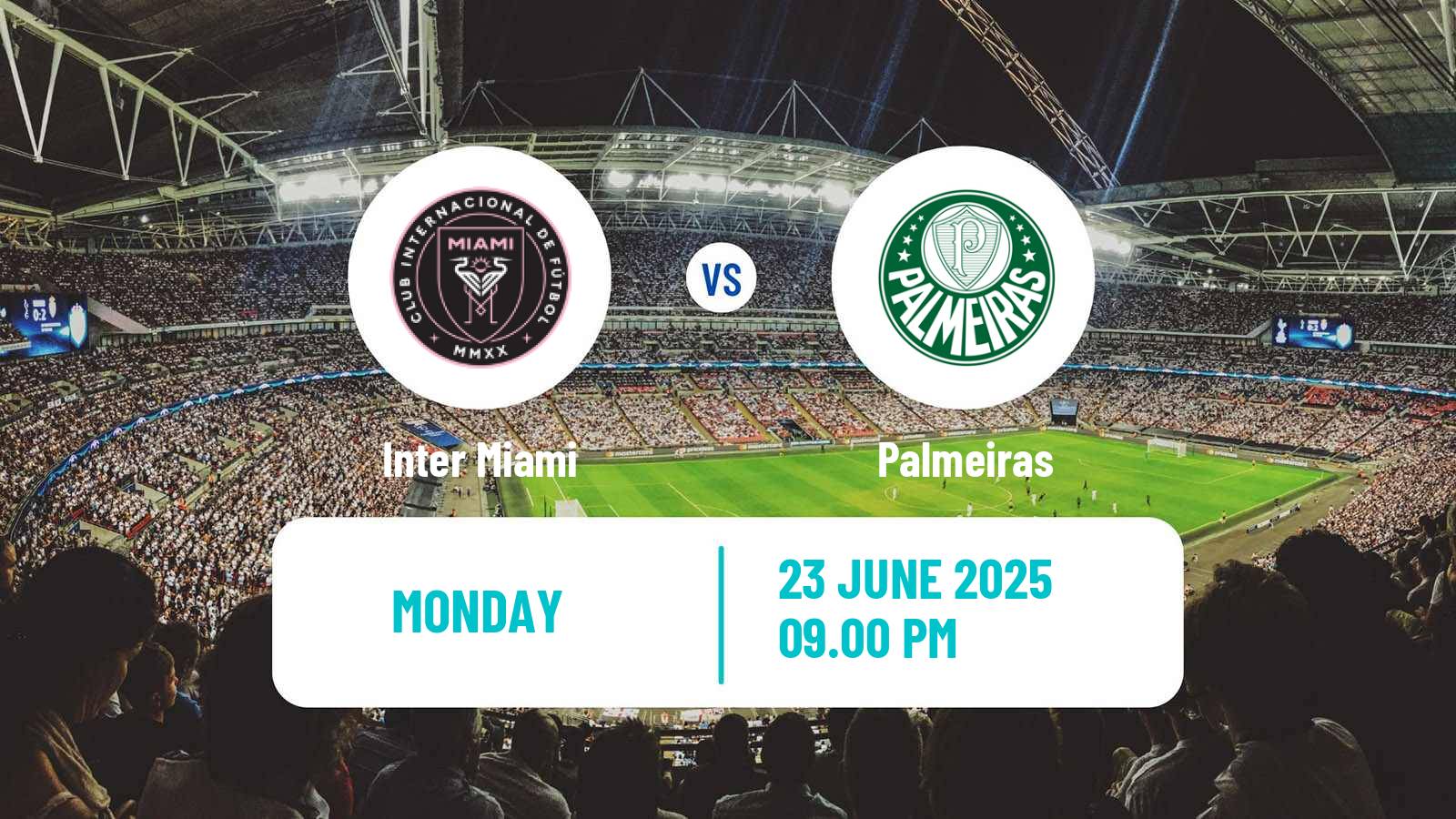 Soccer FIFA Club World Cup Inter Miami - Palmeiras