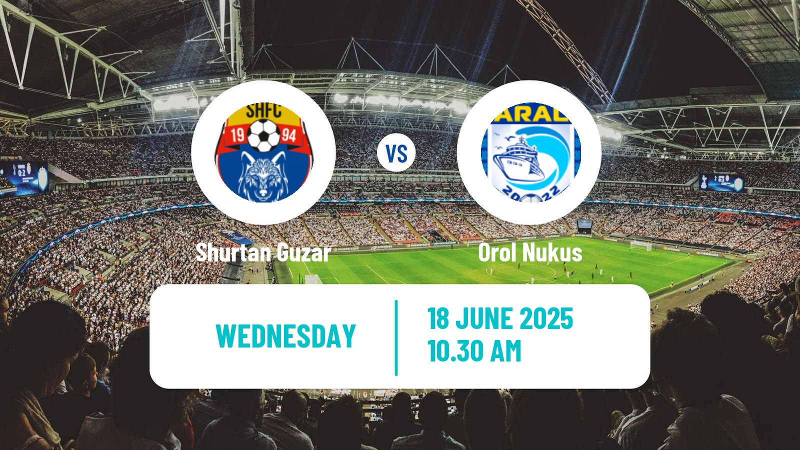 Soccer Uzbek Cup Shurtan Guzar - Orol Nukus