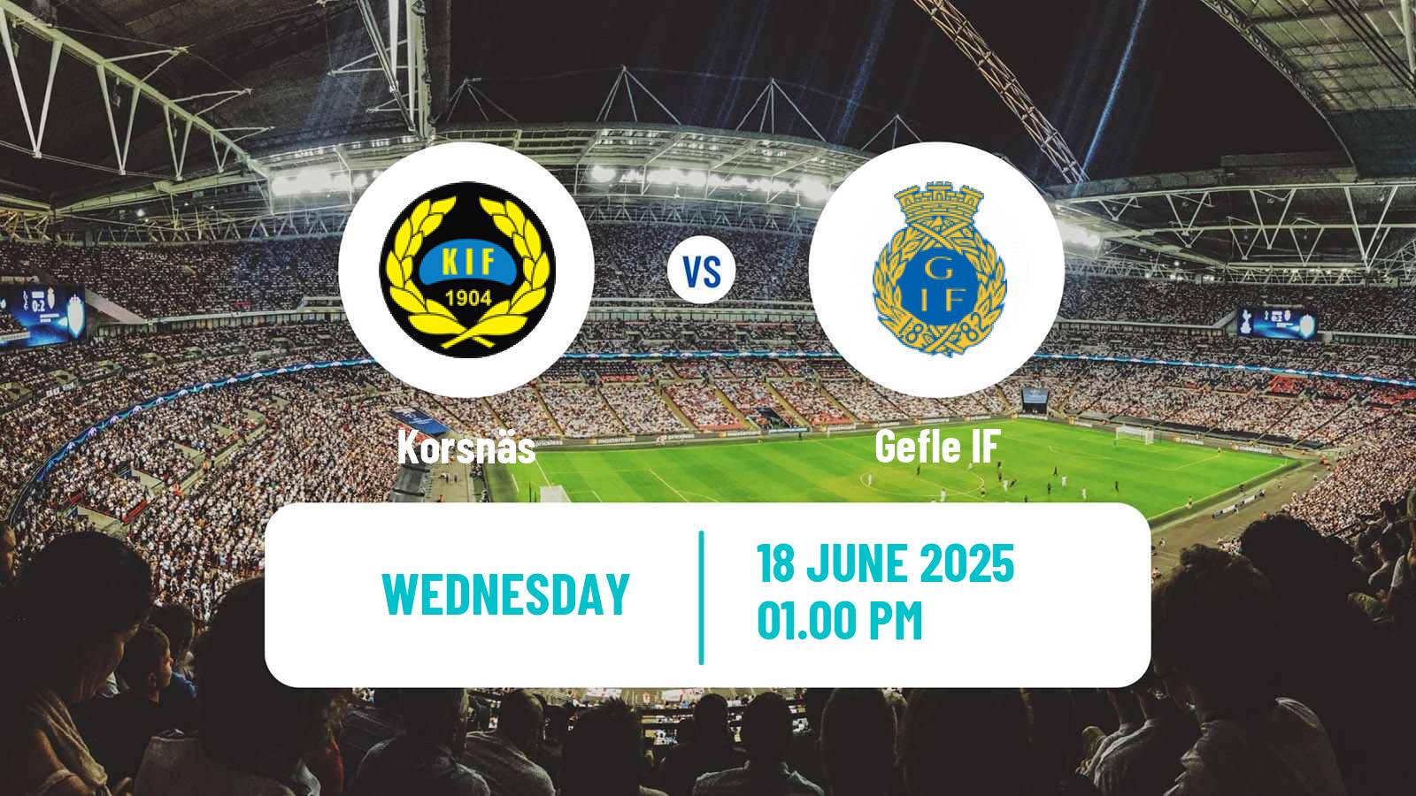 Soccer Svenska Cupen Korsnäs - Gefle