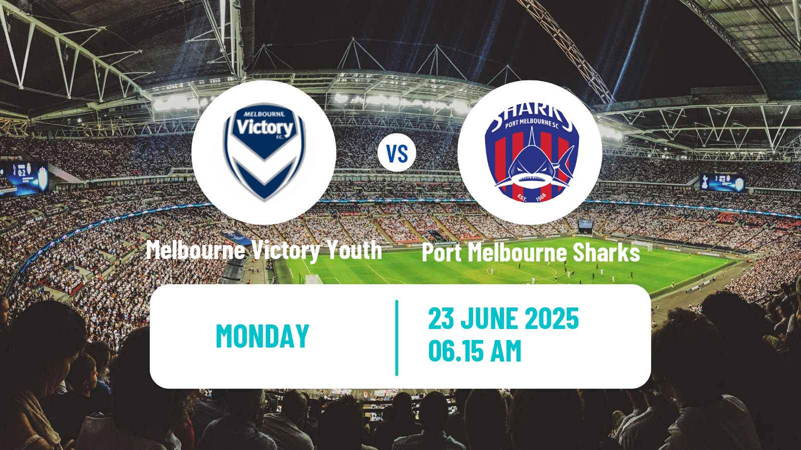 Soccer Australian NPL Victoria Melbourne Victory Youth - Port Melbourne Sharks