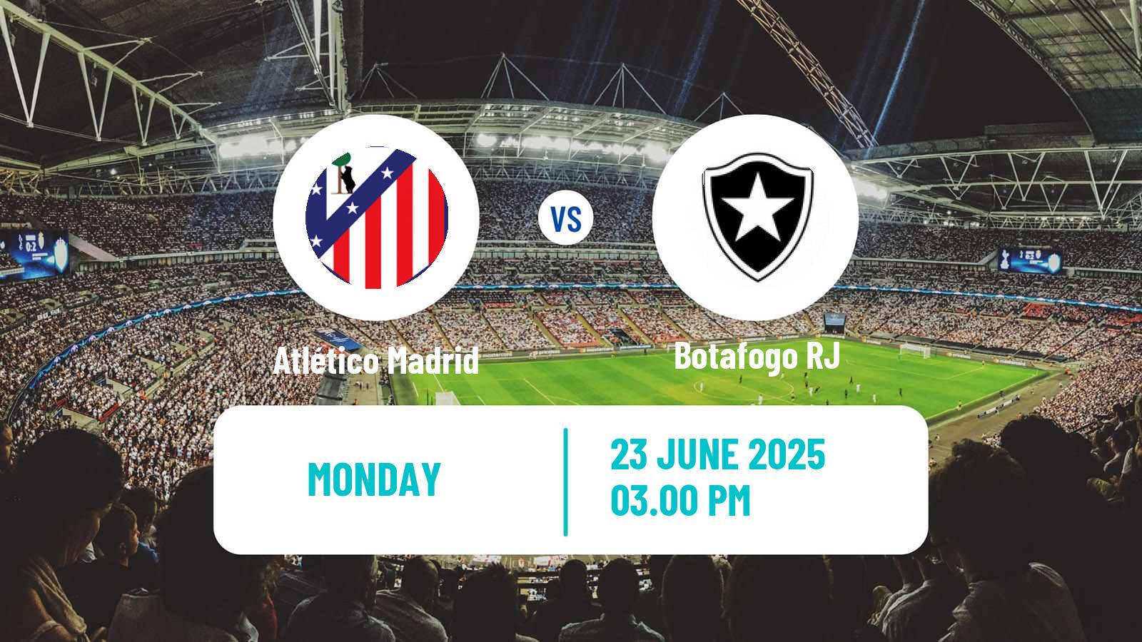 Soccer FIFA Club World Cup Atlético Madrid - Botafogo RJ