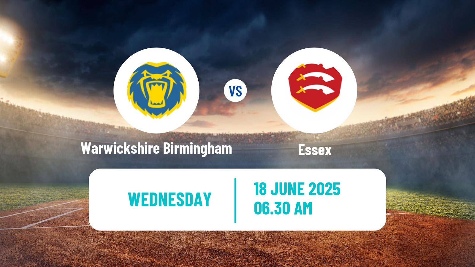 Cricket Vitality Blast Women Warwickshire Birmingham - Essex