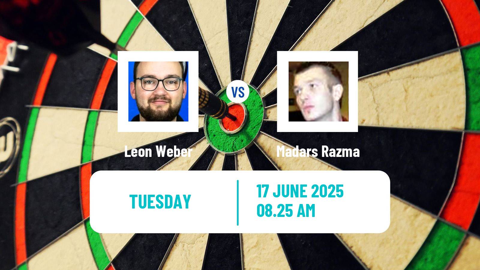 Darts Players Championship 17 Leon Weber - Madars Razma