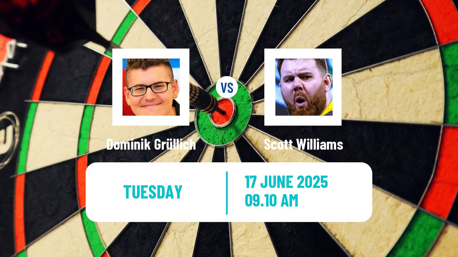 Darts Players Championship 17 Dominik Grüllich - Scott Williams