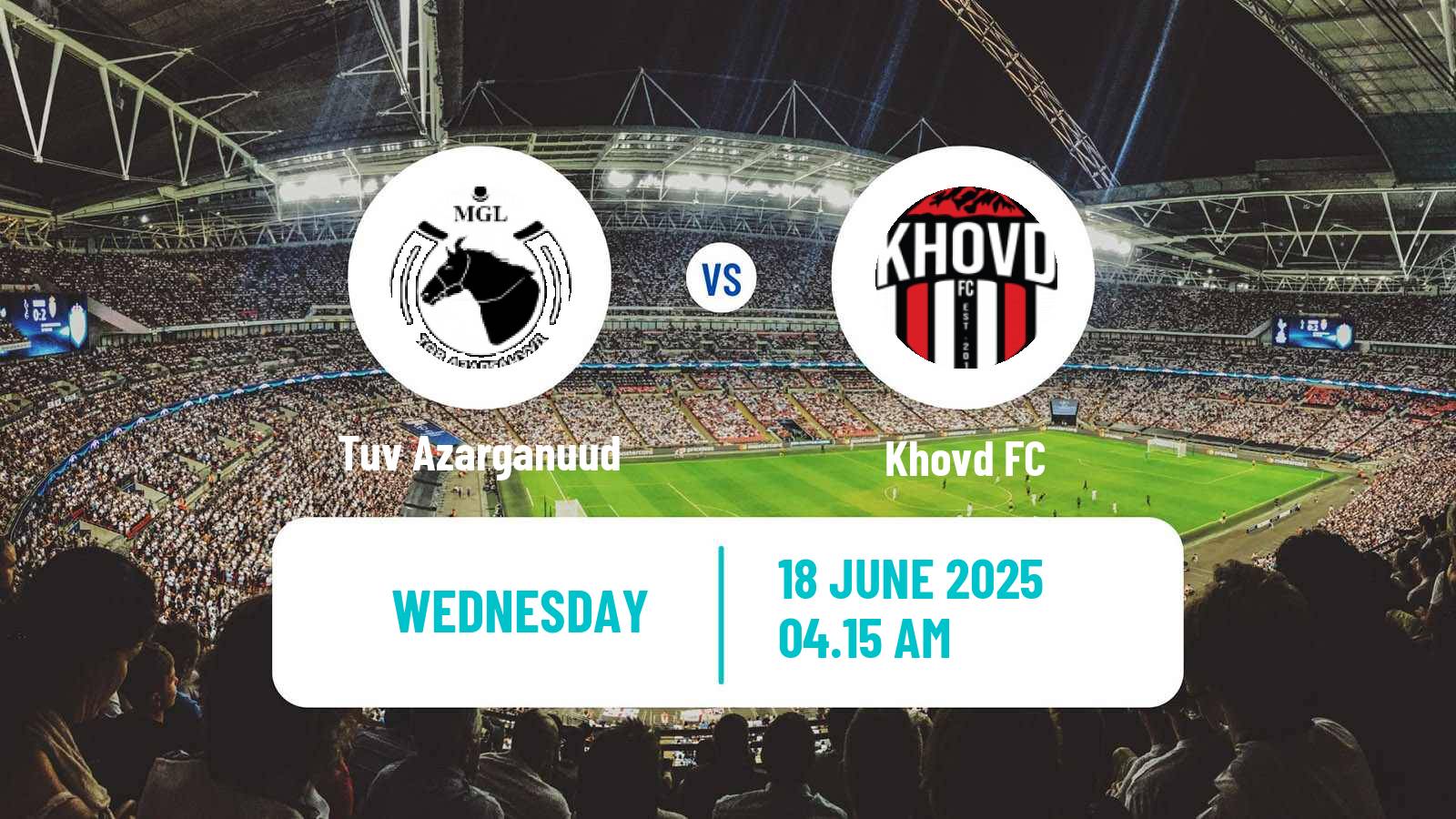 Soccer Mongolian Premier League Tuv Azarganuud - Khovd