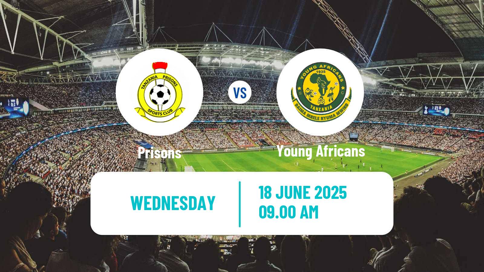 Soccer Tanzanian Premier League Prisons - Young Africans