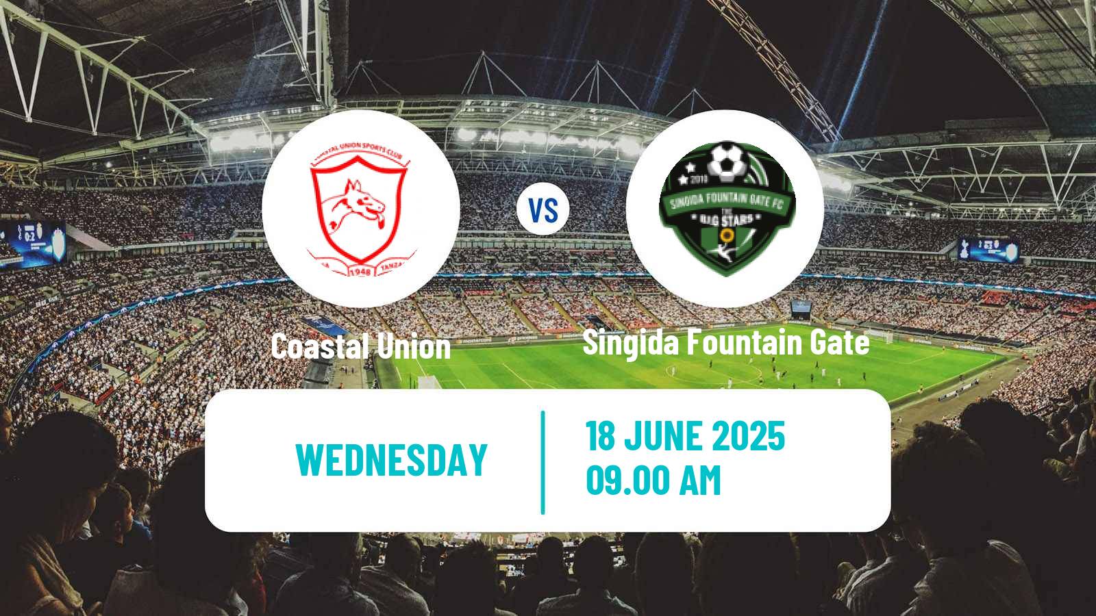Soccer Tanzanian Premier League Coastal Union - Singida Fountain Gate