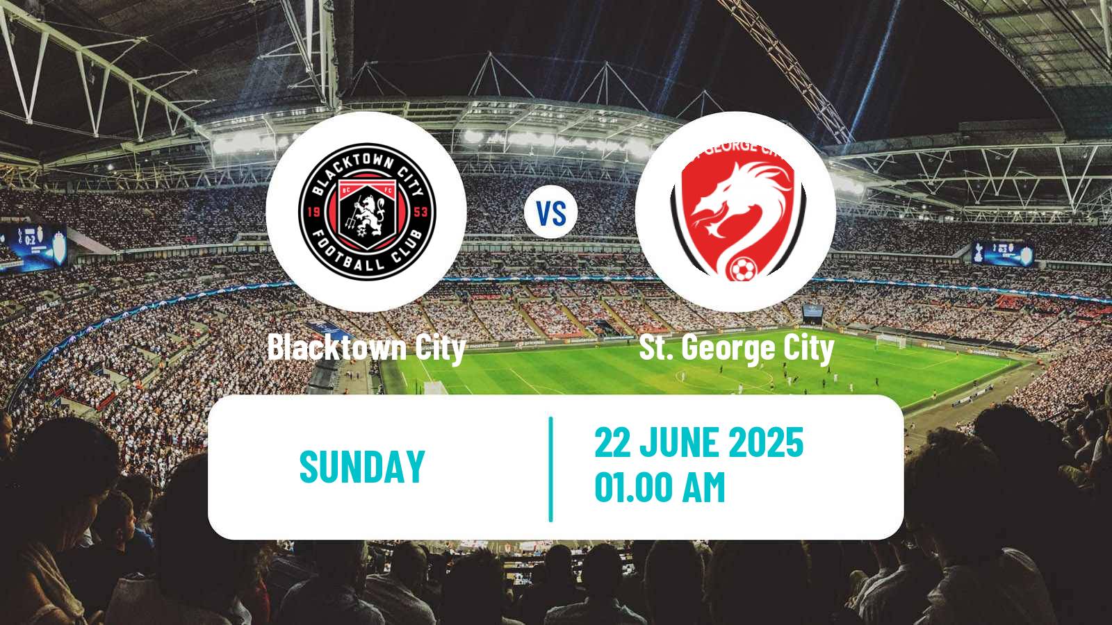 Soccer Australian NPL NSW Blacktown City - St. George City