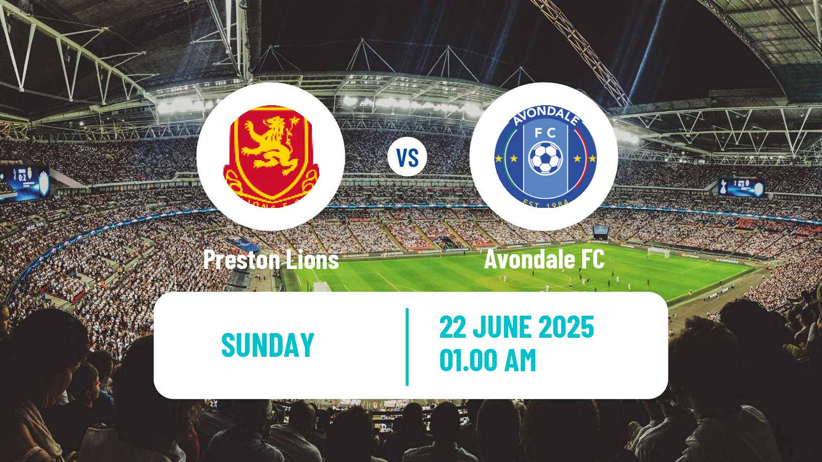 Soccer Australian NPL Victoria Preston Lions - Avondale