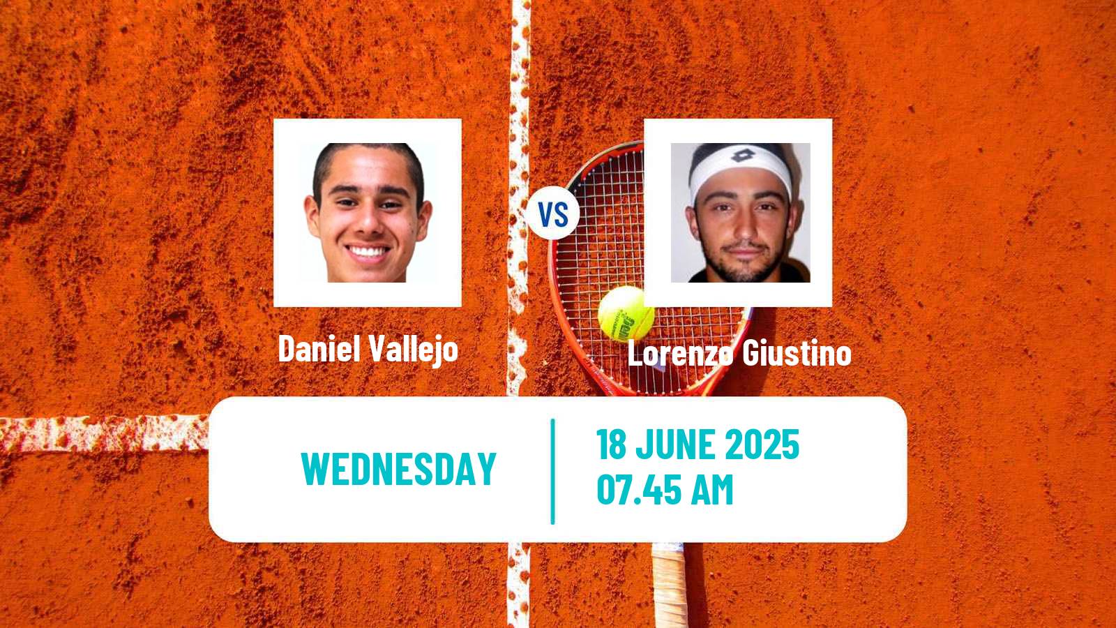 Tennis Poznan Challenger Men Daniel Vallejo - Lorenzo Giustino