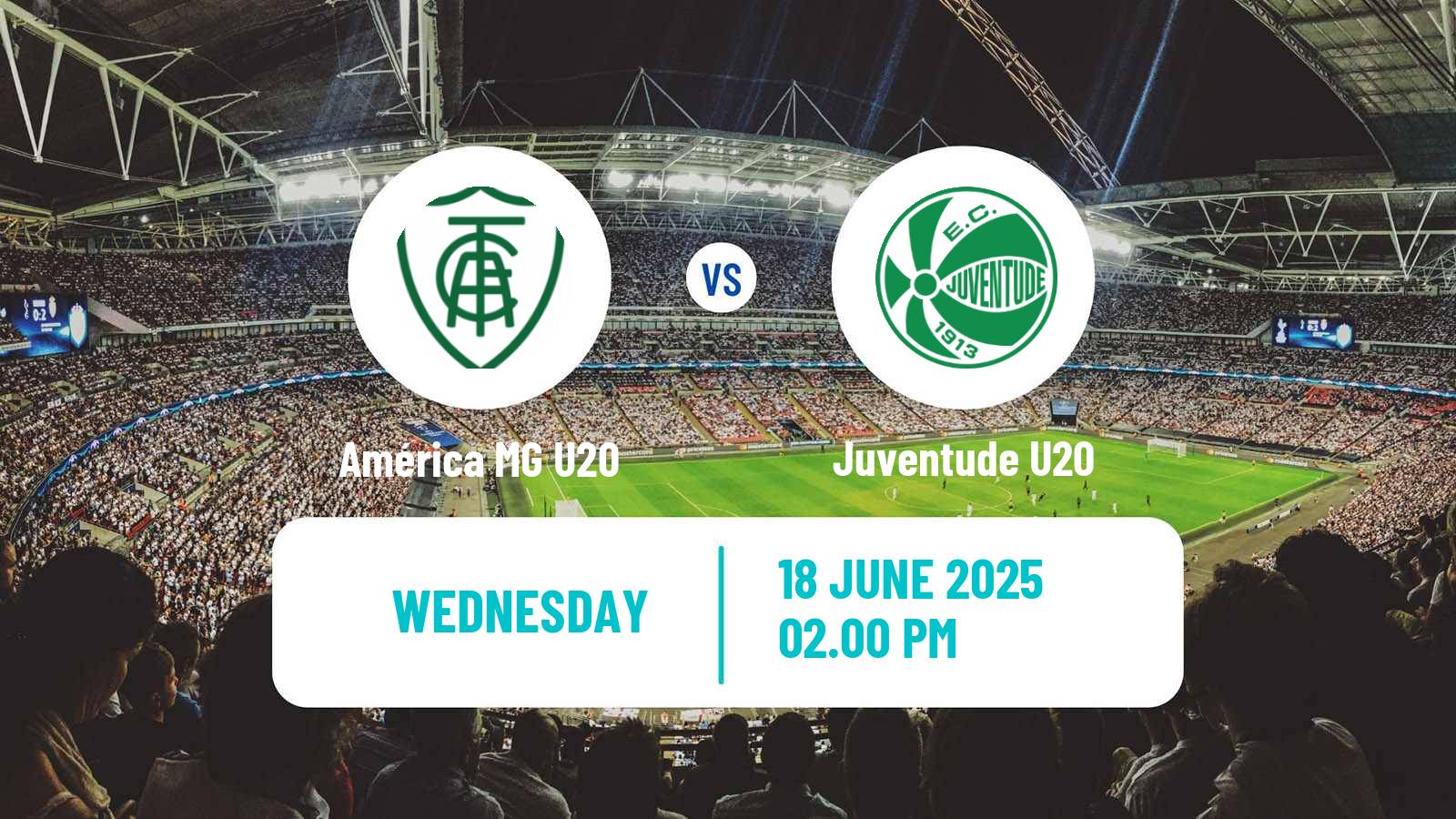 Soccer Brasileiro U20 América MG U20 - Juventude U20