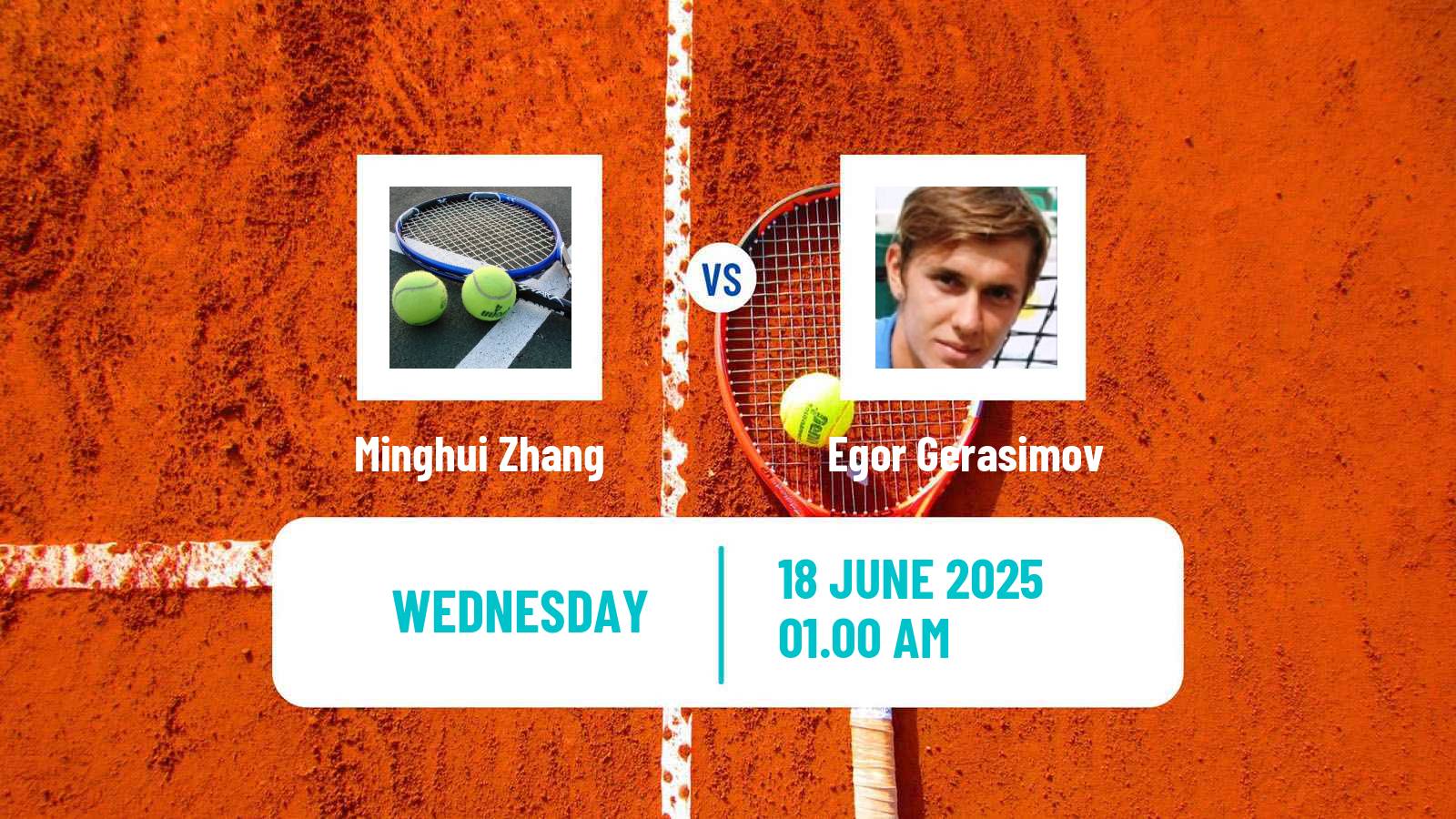 Tennis ITF M25 Luzhou Men Minghui Zhang - Egor Gerasimov