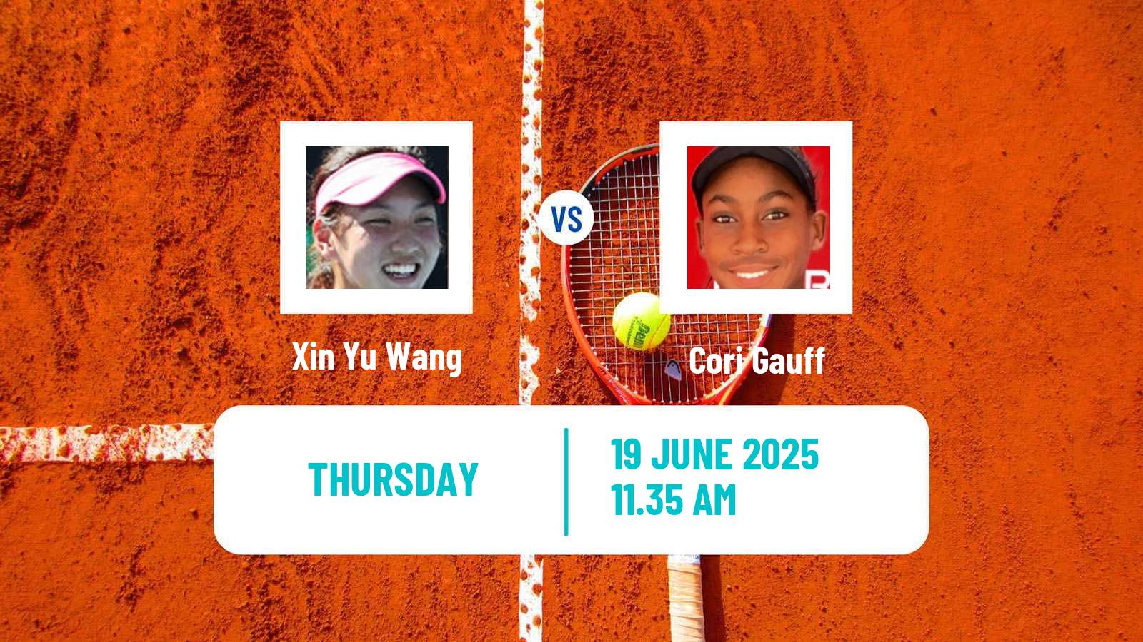 Tennis WTA Berlin Xin Yu Wang - Cori Gauff