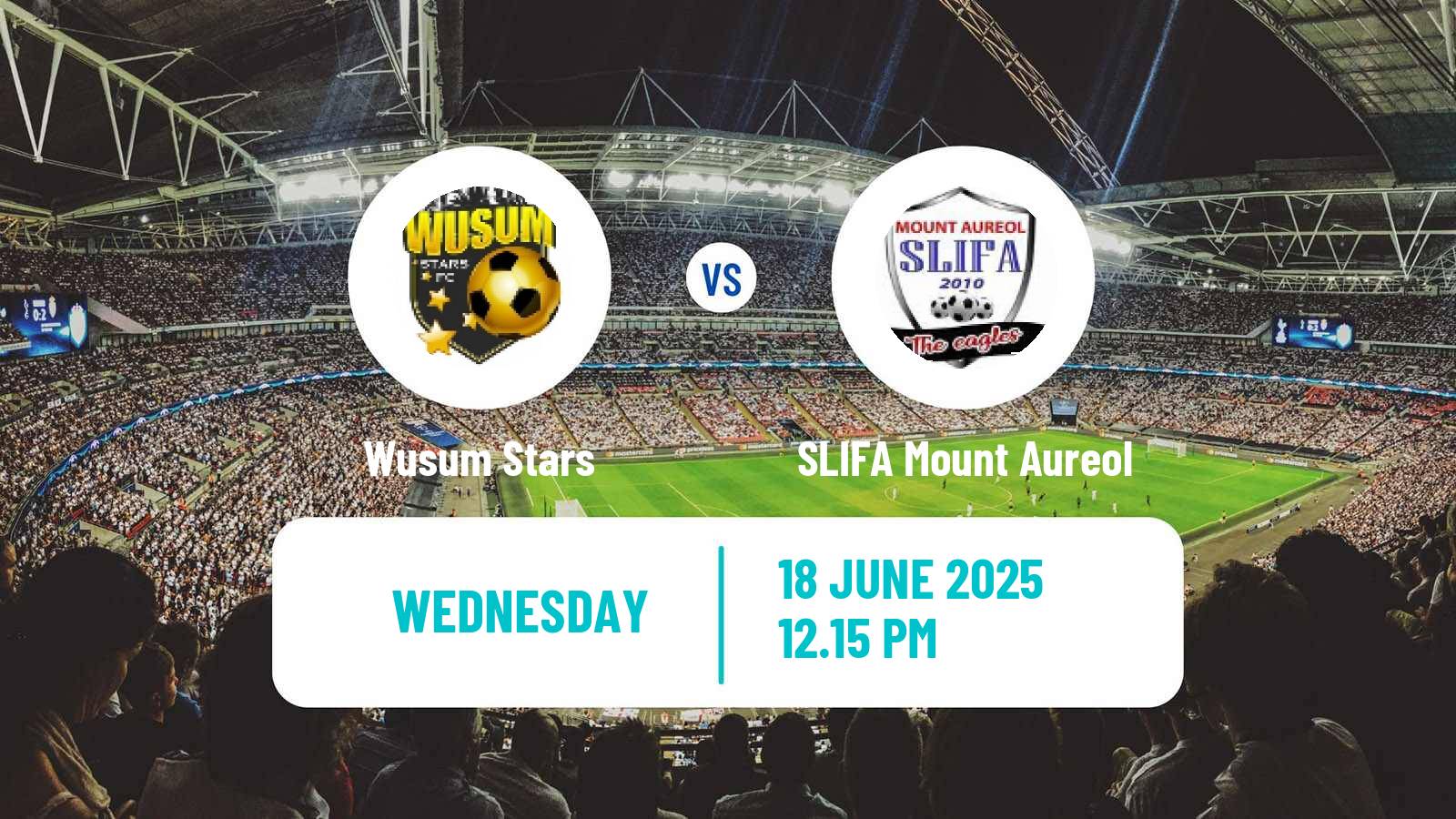 Soccer Sierra Leone Premier League Wusum Stars - SLIFA Mount Aureol