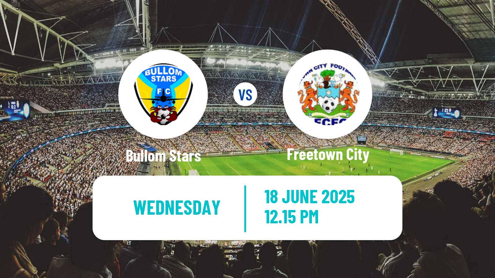 Soccer Sierra Leone Premier League Bullom Stars - Freetown City