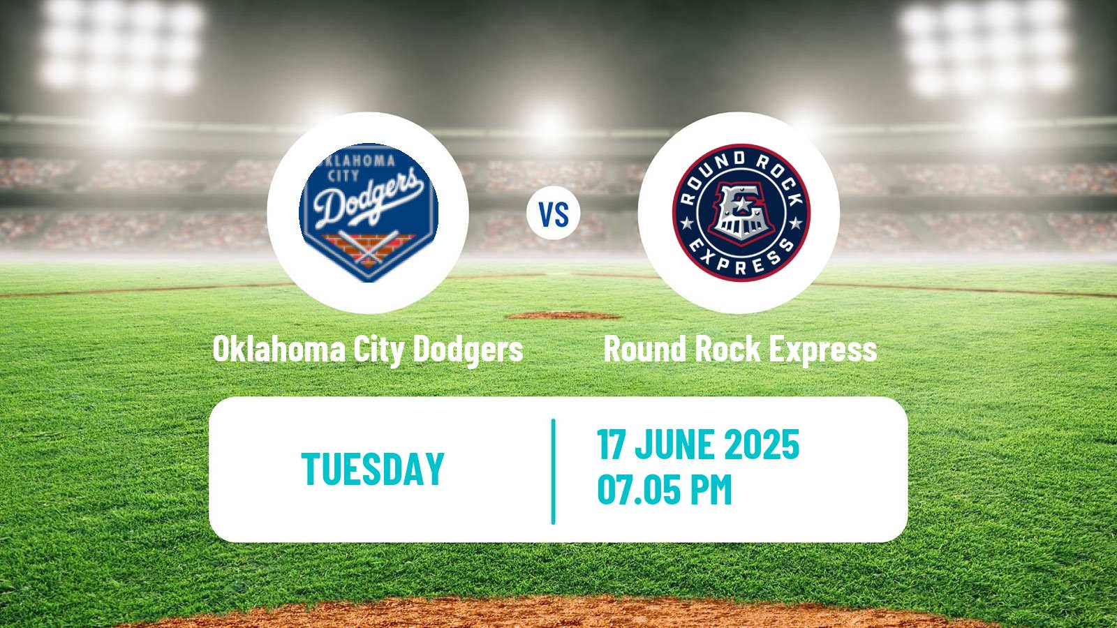 Baseball PCL Oklahoma City Dodgers - Round Rock Express