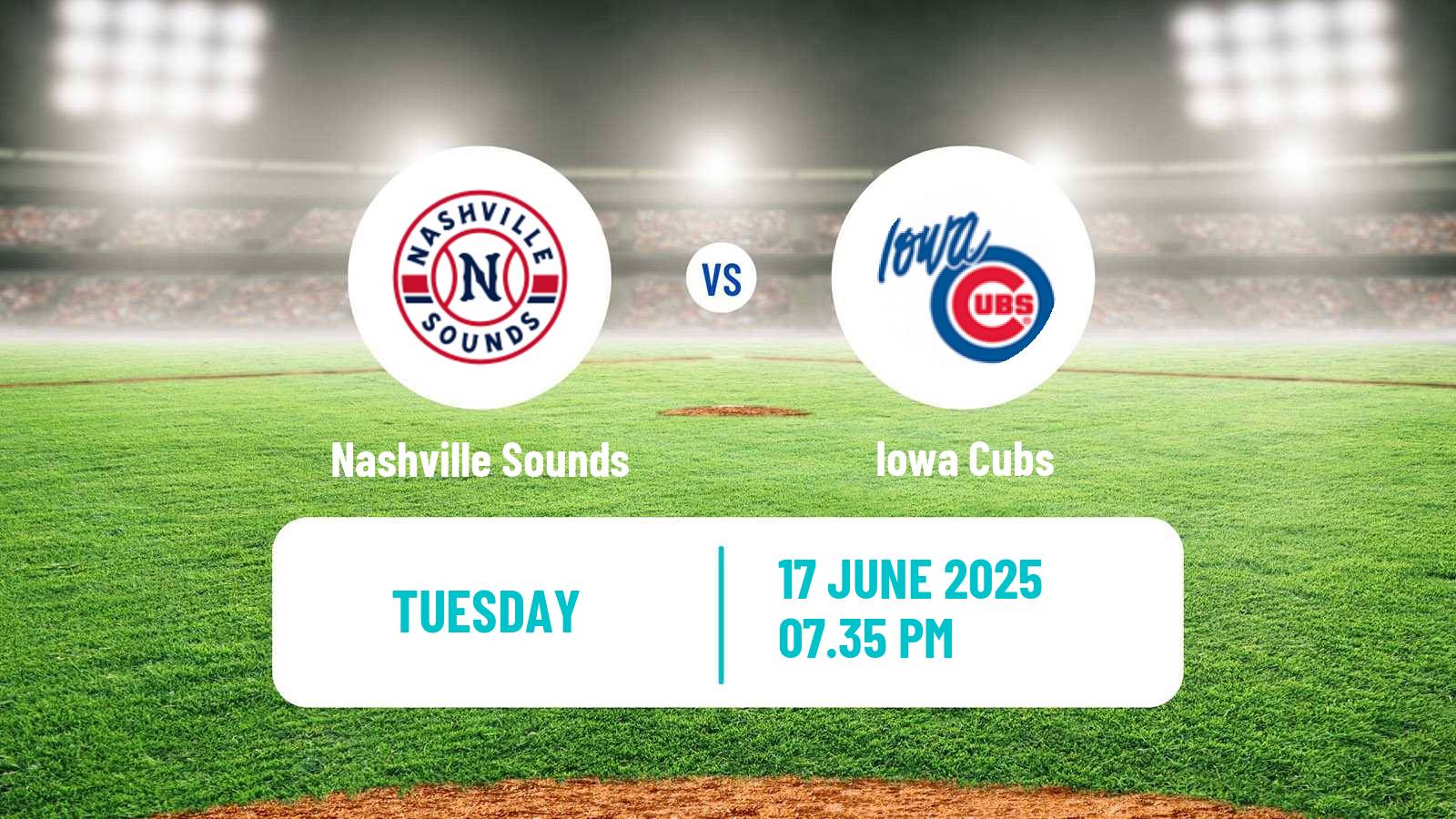 Baseball IL Nashville Sounds - Iowa Cubs