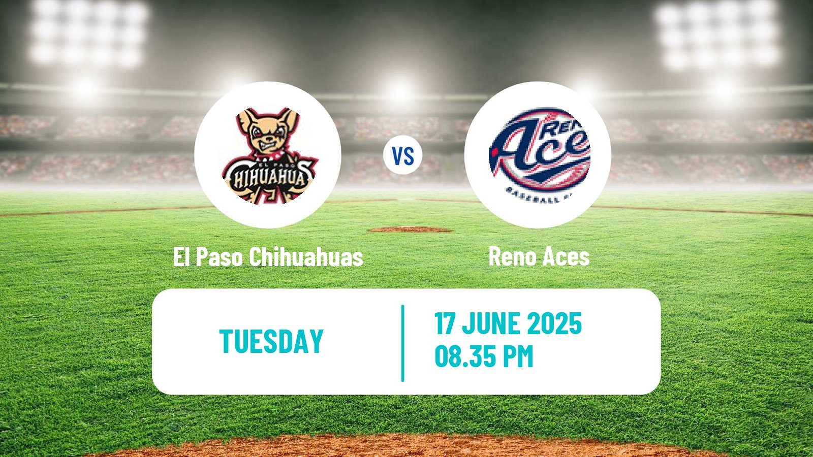 Baseball PCL El Paso Chihuahuas - Reno Aces
