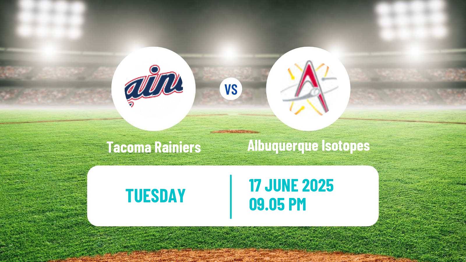 Baseball PCL Tacoma Rainiers - Albuquerque Isotopes