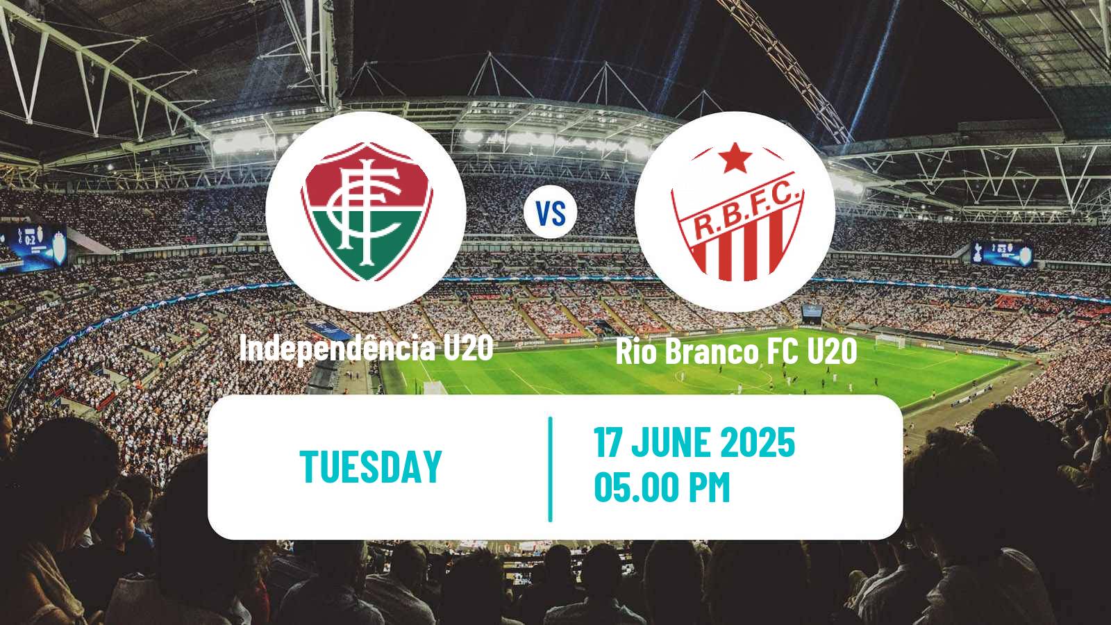 Soccer Brazilian Acreano U20 Independência U20 - Rio Branco FC U20