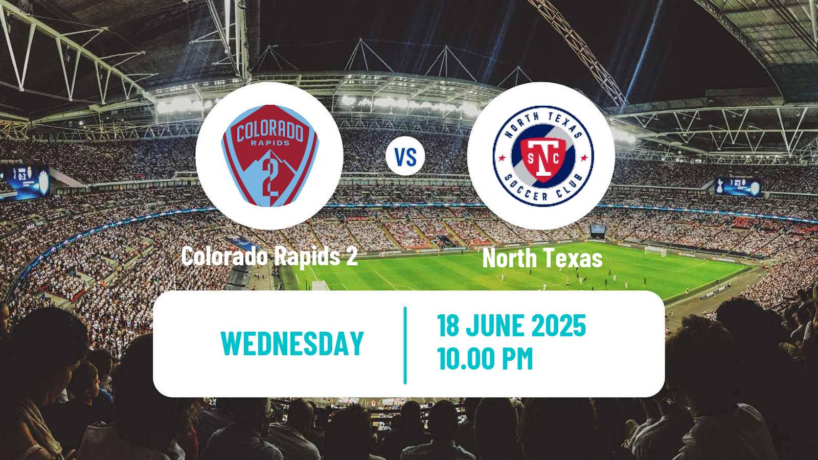 Soccer MLS Next Pro Colorado Rapids 2 - North Texas
