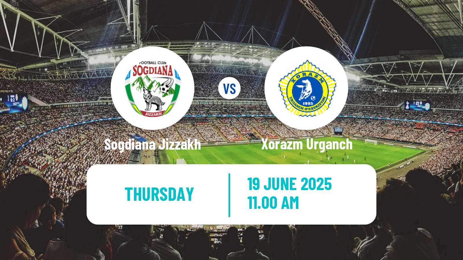 Soccer Uzbek League Sogdiana Jizzakh - Xorazm Urganch